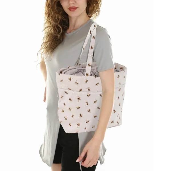 Bee Drawstring Bag