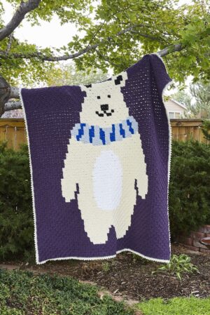 Cozy Polar Bear Afghan kit