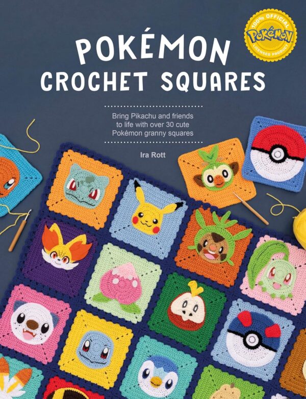 Pokémon Crochet Squares book