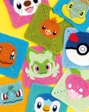 Pokémon Crochet Squares book