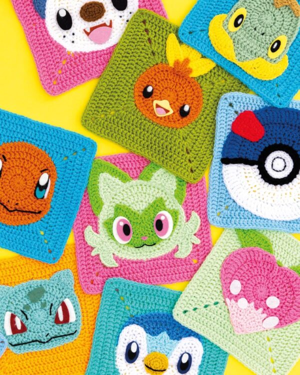 Pokémon Crochet Squares book
