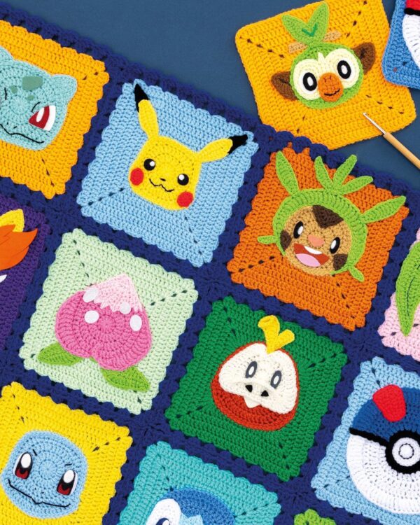 Pokémon Crochet Squares book