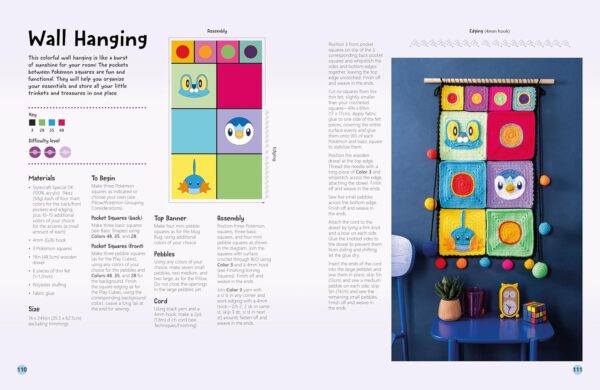 Pokémon Crochet Squares book