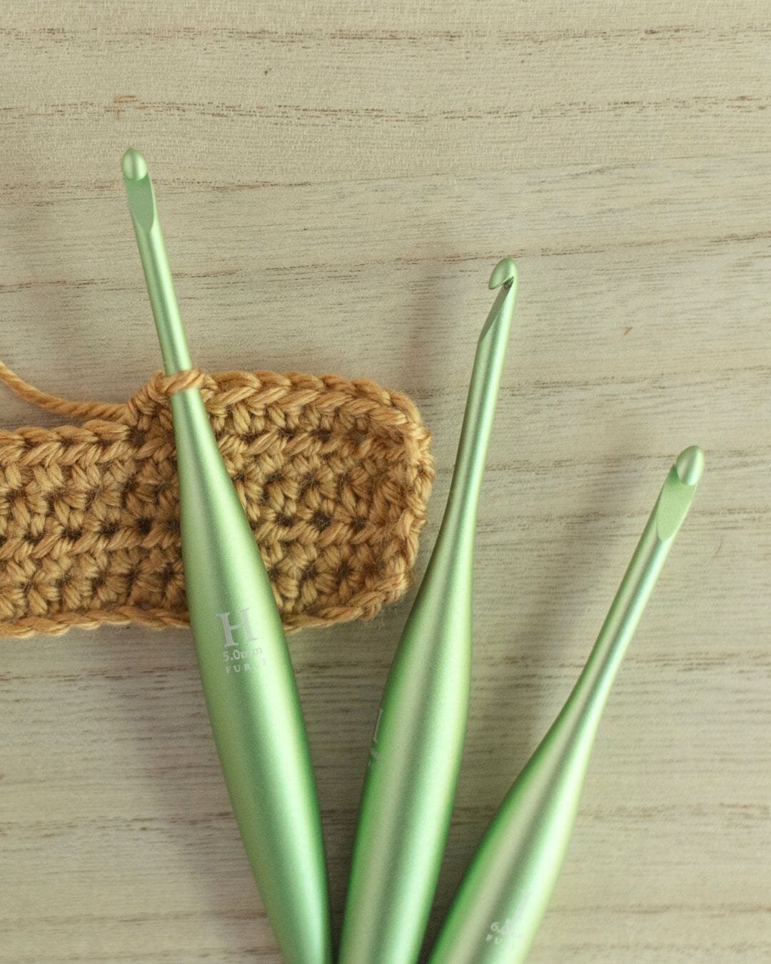 Streamline Metal Pistachio Crochet Hook