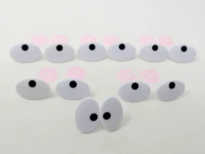 Vintage 25mm Oval Comical Safety Eyes