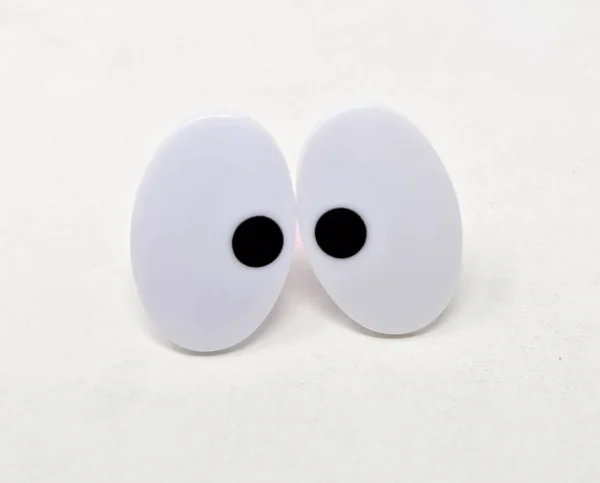 Vintage 25mm Oval Comical Safety Eyes