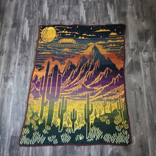 Vulture Valley overlay mosaic crochet