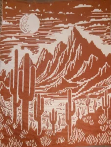 Vulture Valley overlay mosaic crochet