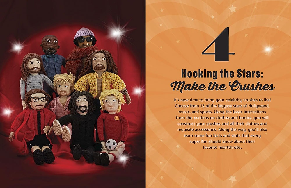 Crochet Your Celebrity Crush: Stitch Your Very Own Amigurumi Heartthrobs, Hunks, and Hotties by Lee Sartori 2 Crochet Your Celebrity Crush