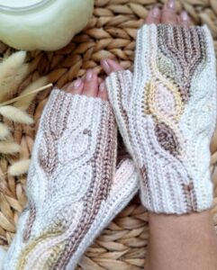 Harmony Crochet Mittens Pattern