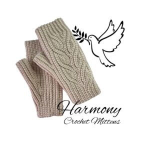 Harmony Crochet Mittens Pattern