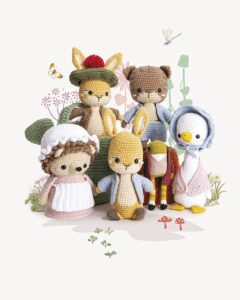Peter Rabbit crochet toys amigurumi
