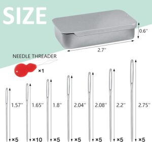 large eye blunt needles set