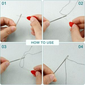 large eye blunt needles set