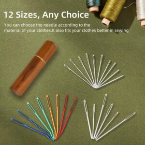 large eye sewing needle set