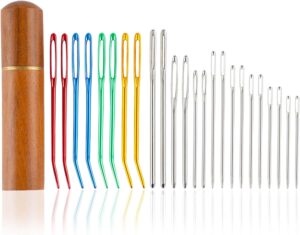 large eye sewing needle set