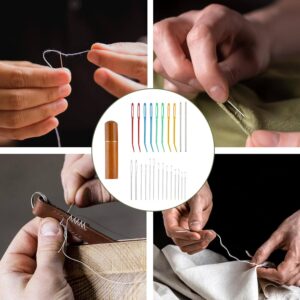 large eye sewing needle set