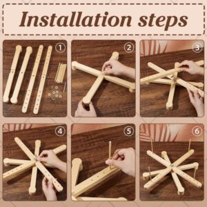 wooden yarn swift winder