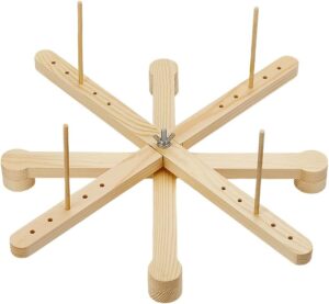 wooden yarn swift winder