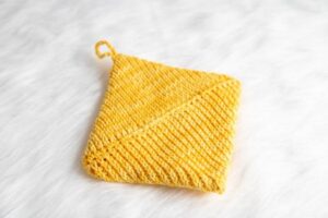 Double Thick Tunisian Crochet Potholder pattern
