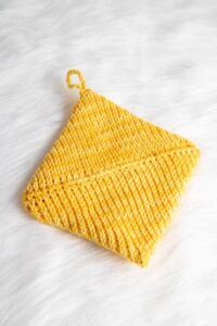 Double Thick Tunisian Crochet Potholder pattern 2
