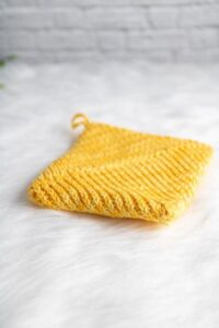 Double Thick Tunisian Crochet Potholder pattern