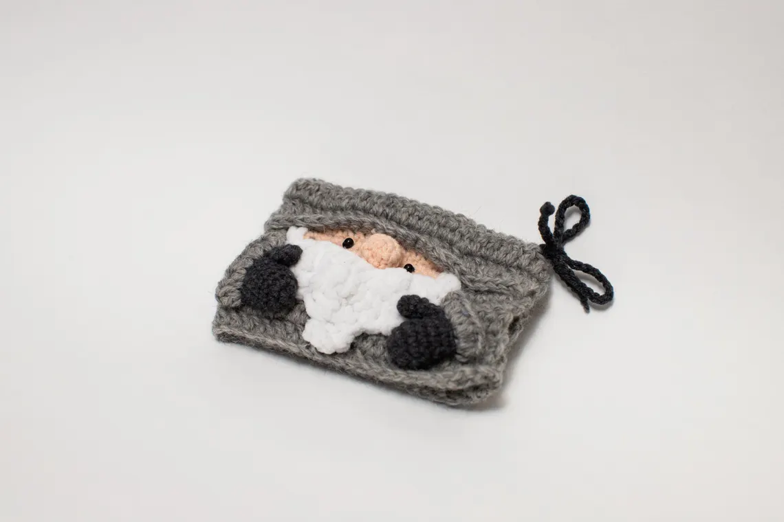 Gnome Crochet Mug Cozy Pattern: Winter Holiday Set from BlinkYarnCrafts 5 Gnome Crochet Mug Cozy Pattern