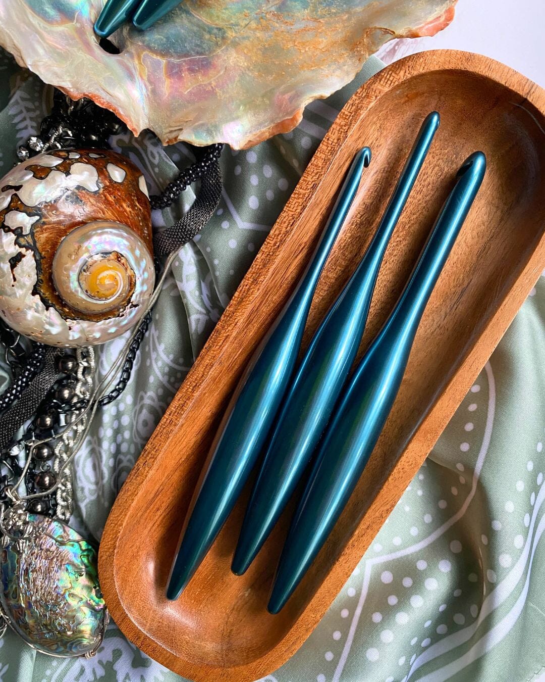 Tempest Streamline Metal Crochet Hook from Furls 3 Tempest Streamline Metal Crochet Hook