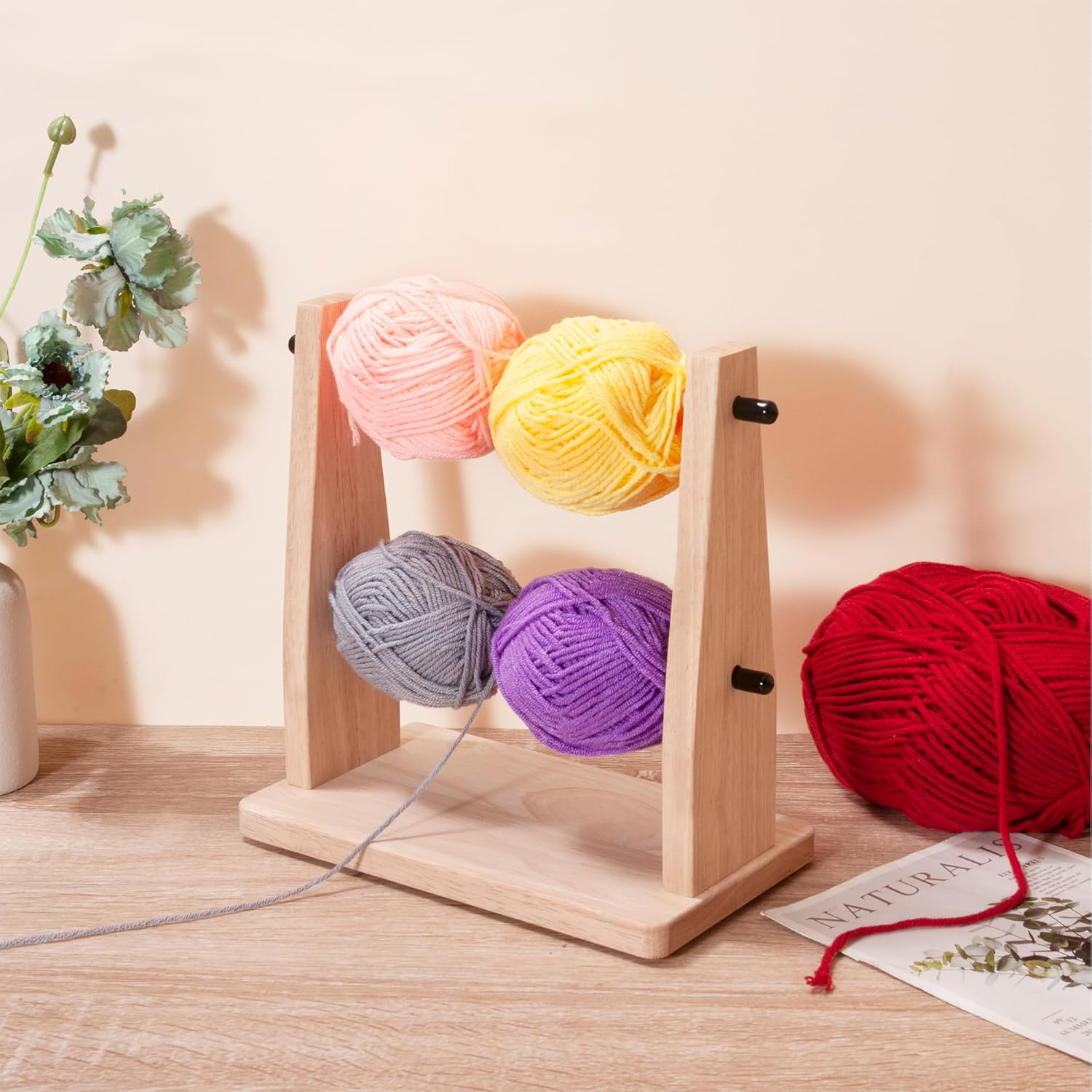 Donmills Horizontal Crochet Yarn Organizer 6 crochet yarn organizer