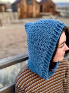 quiet morning hood crochet kit