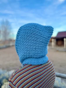 quiet morning hood crochet kit