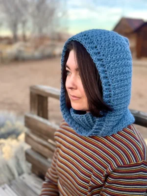 quiet morning hood crochet kit