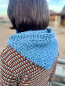 quiet morning hood crochet kit
