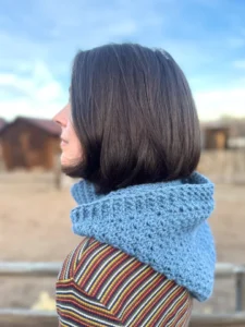 quiet morning hood crochet kit