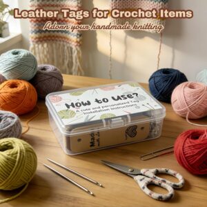 Made with Love Leather Tags