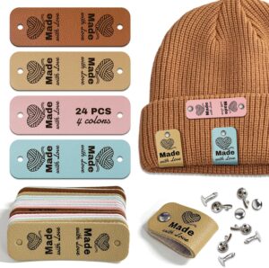 Made with Love Leather Tags