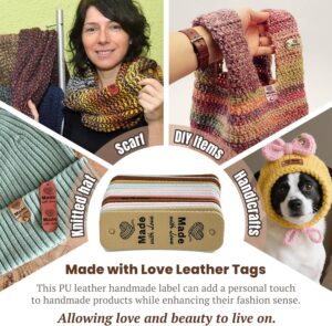 Made with Love Leather Tags