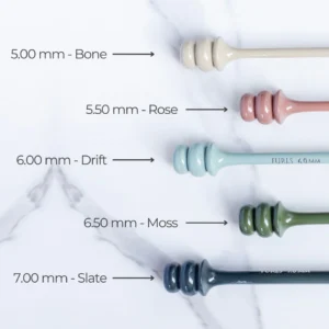 Maple Tunisian Ombre crochet hook