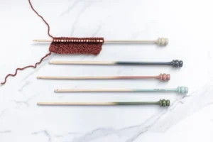 Maple Tunisian Ombre crochet hook