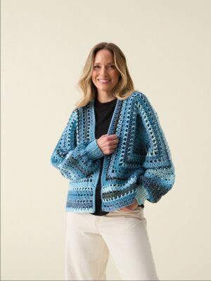 chunky crochet cardigan pattern