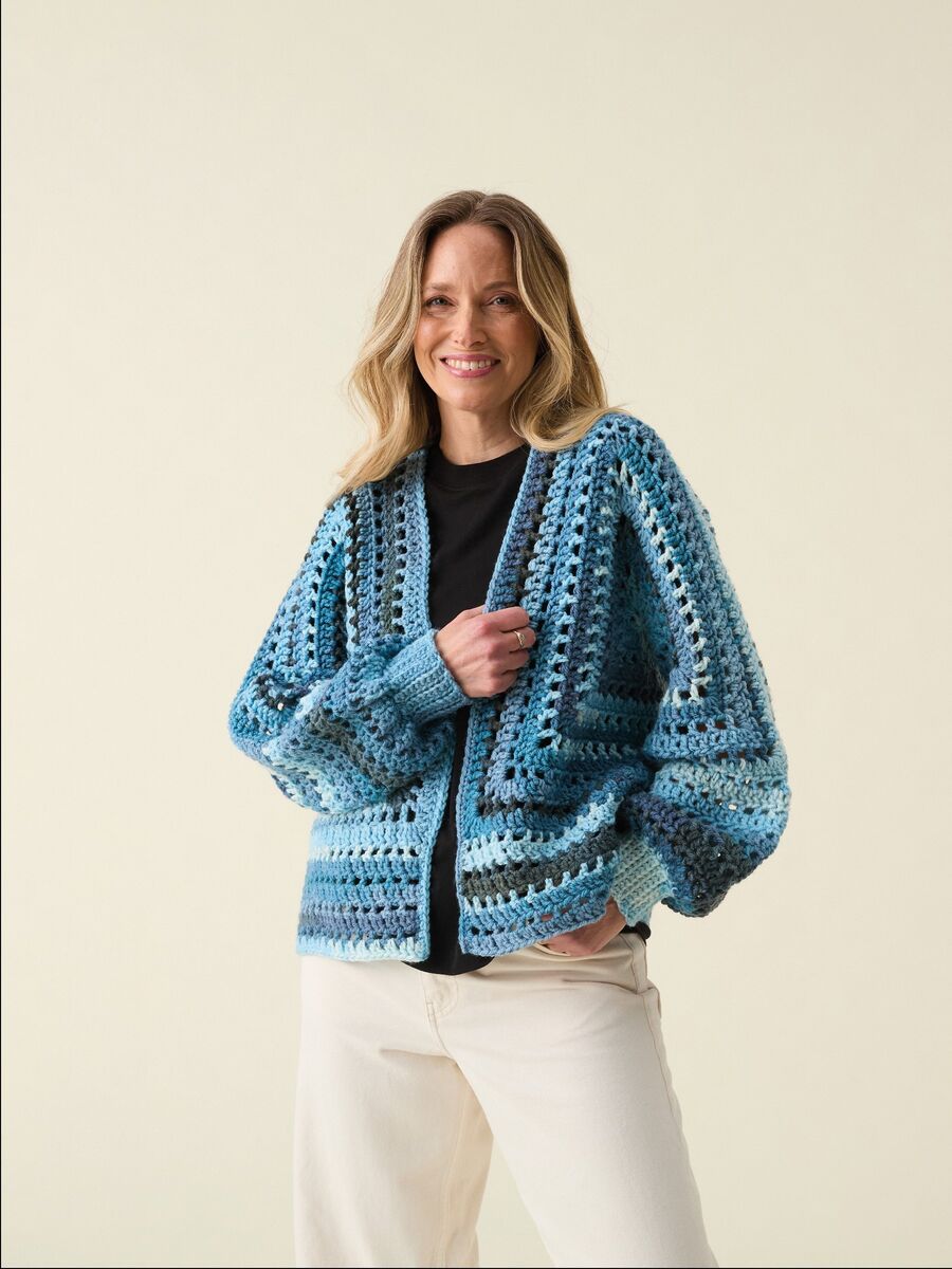 chunky crochet cardigan pattern