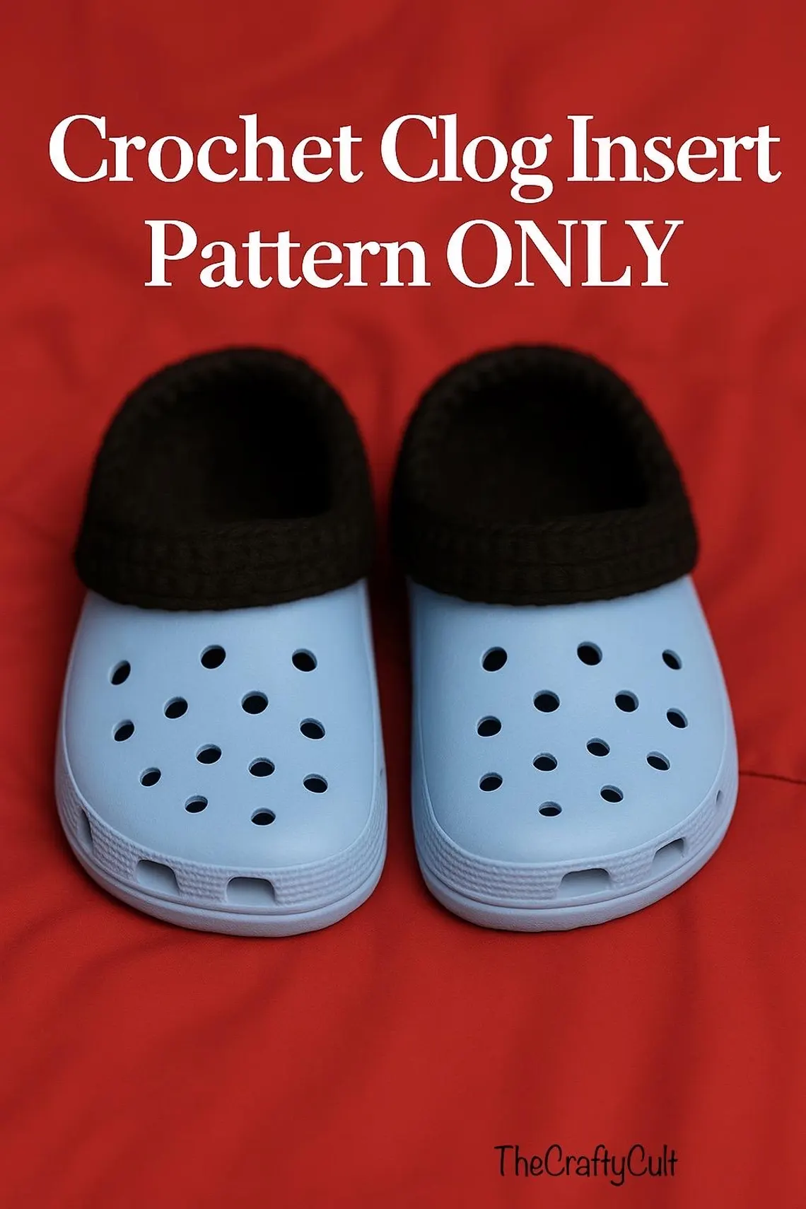 clog sock insert crochet pattern