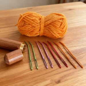 large eye sewing needle set 6