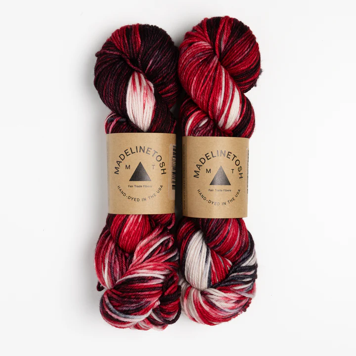 Madelinetosh Hue of the Moment - Swipe Right (February 2026) 2 Madelinetosh limited edition hand dyed yarn