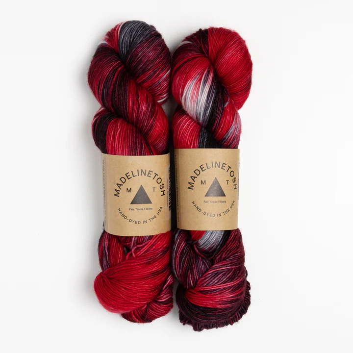 Madelinetosh Hue of the Moment - Swipe Right (February 2026) 1 Madelinetosh limited edition hand dyed yarn