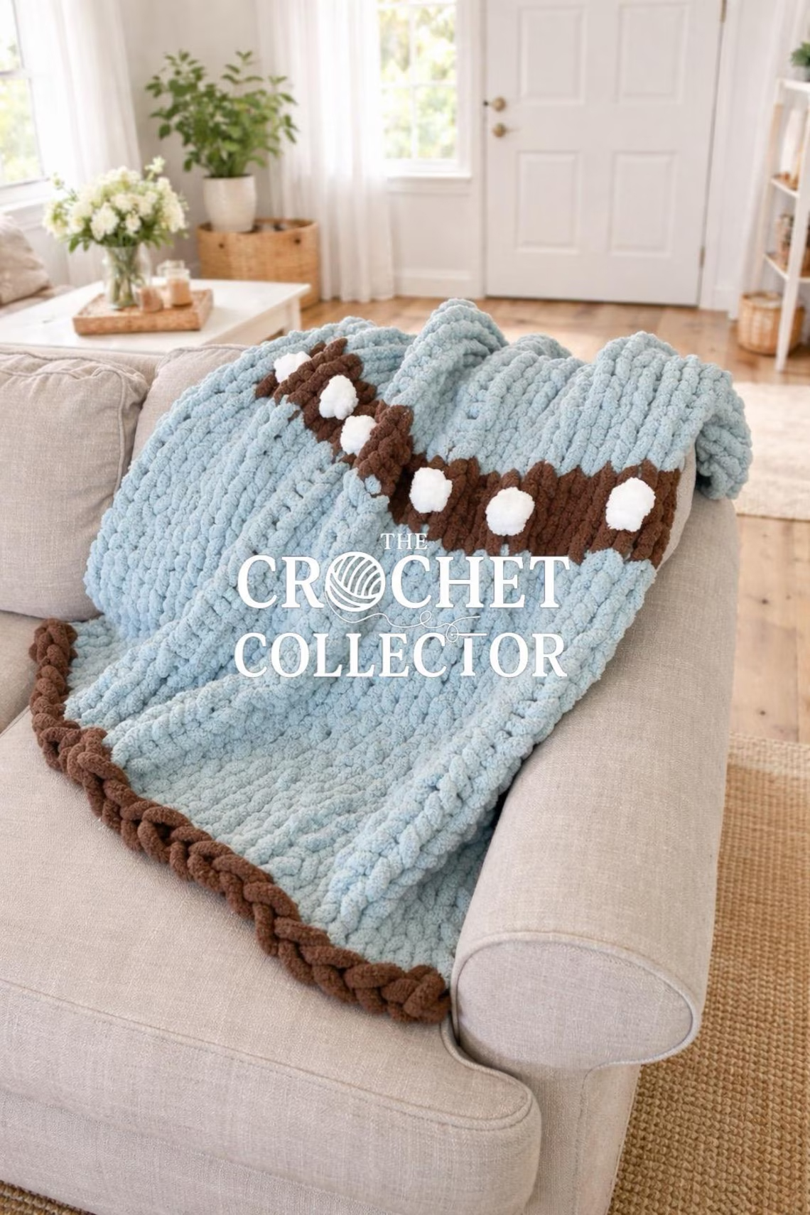 Hot Cocoa Mug Blanket Pattern using Crochet and Hand-Knitting by Crochet Collector 2 hot cocoa mug blanket pattern