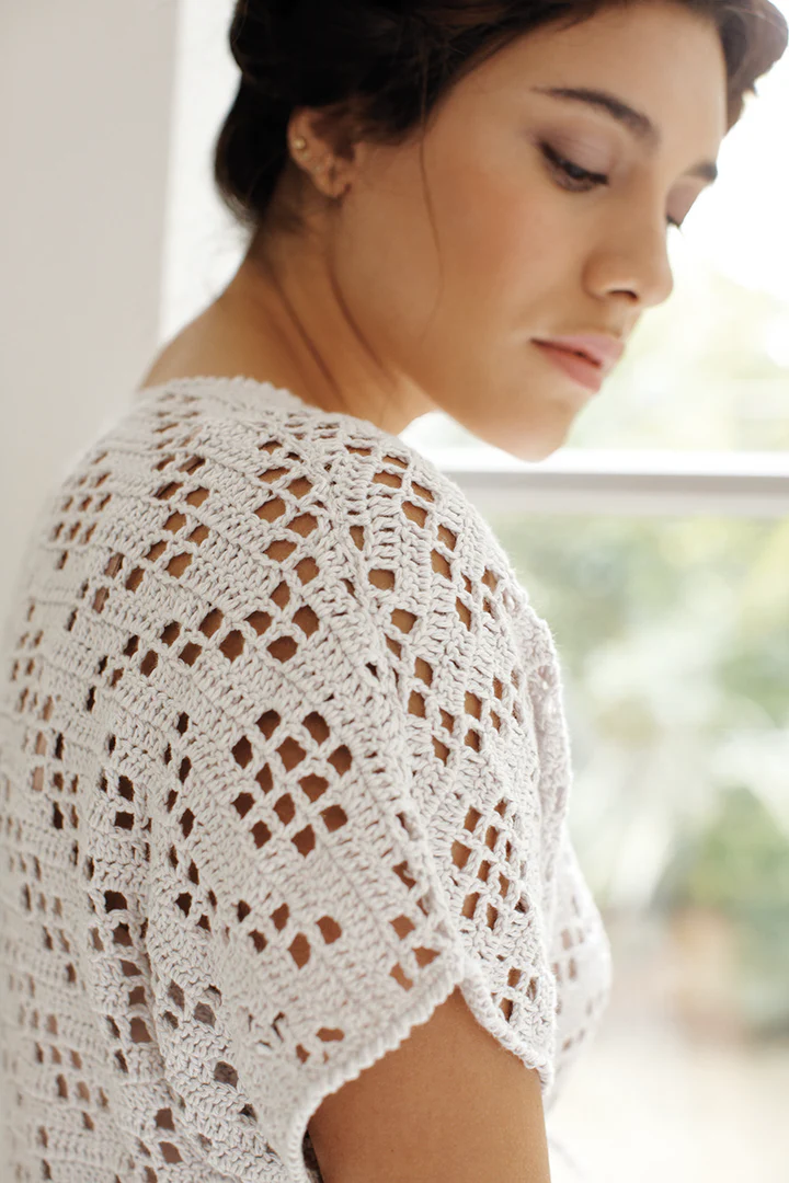 Rowan Pania Crochet Dress Pattern - Two Length Options PDF 5 lightweight crochet dress pattern