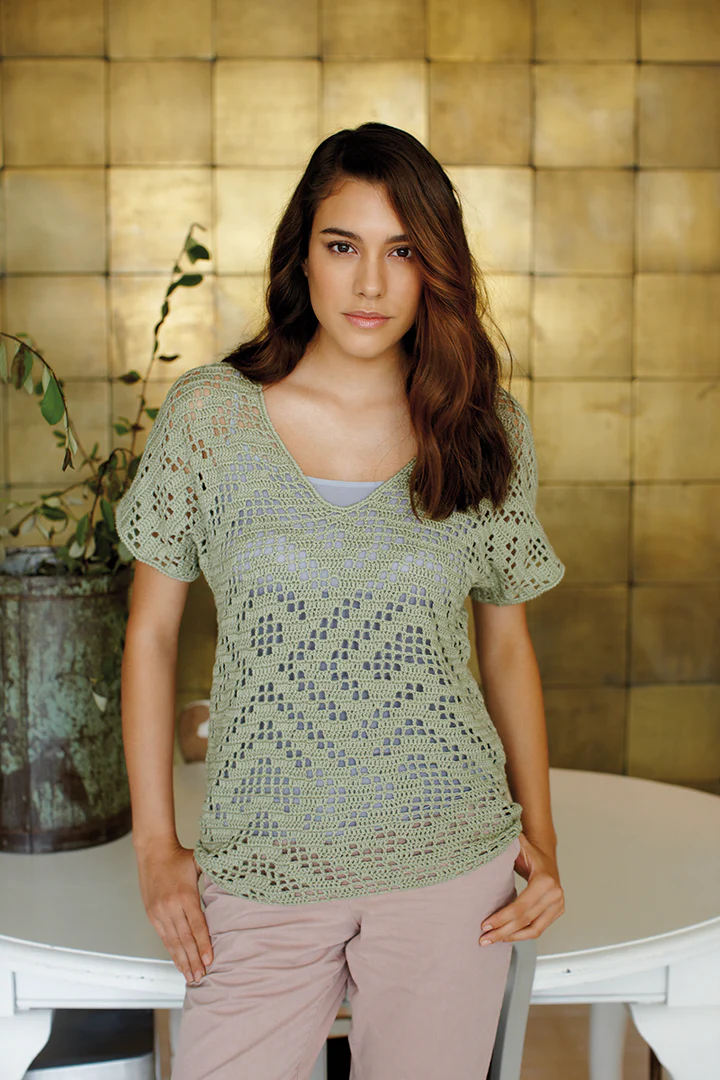 Rowan Pania Crochet Dress Pattern - Two Length Options PDF 6 lightweight crochet dress pattern