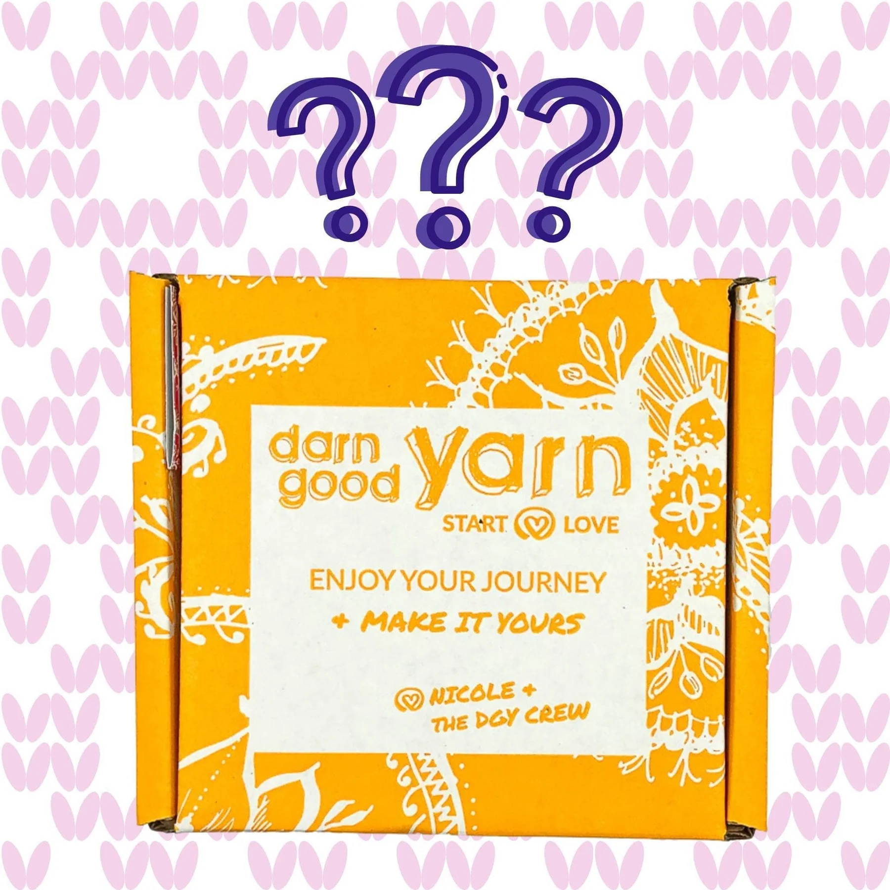 Darn Good Yarn Mystery Yarn Grab Bag 1 recycled silk yarn mystery bag