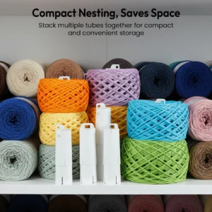 yarn cake storage tubes